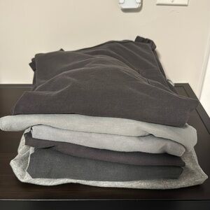 JCrew Garment Dyed Tshirts bundle 6 shirts medium gray